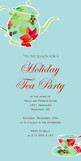 Holiday Tea Party 4x8 Flat Card