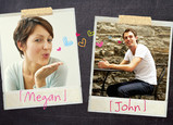 Taped Photo Hearts 7x5 Folded Card