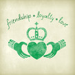 Friendship Loyalty Love 4.75x4.75 Folded Card