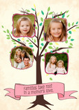 Mom Photo Tree 5x7 Folded Card