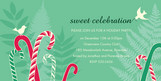 Candy Canes Party 8x4 Flat Card