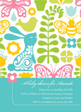 Pastel Collage Baby 5x7 Flat Card