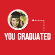 Go To College 4.75x4.75 Folded Card
