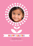 Photo Easter Flower 5x7 Flat Card