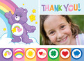 Care Bear Rainbow Thanks 5.25x3.75 Folded Card