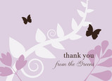 Purple Sweetness Note 5.25x3.75 Folded Card