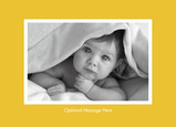 Golden Yellow Card 7x5 Folded Card