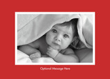 Red Photo Postcard 7x5 Postcard