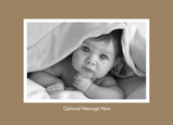 Caramel Photo Card 7x5 Folded Card
