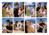 Eight Collage Postcard 7x5 Postcard