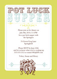 Pot Luck Party 5x7 Flat Card