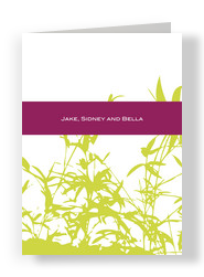 Bright Plants Note 3.75x5.25 Folded Card