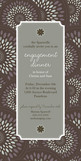 Gray Circles 4x8 Flat Card