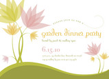 Pastel Green Party 7x5 Flat Card