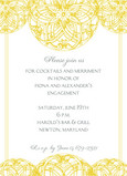 Chartres Yellow Engagement 5x7 Flat Card