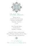 Blue Party Medallion 5x7 Flat Card