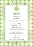 Apple Green Shower 5x7 Flat Card