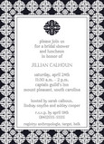Jet Black Shower 5x7 Flat Card