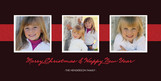 Red Band Three Photo 8x4 Flat Card
