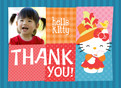 Patchwork Hello Kitty 5.25x3.75 Folded Card