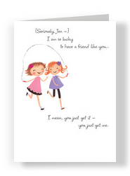 Double Jump Rope 5x7 Folded Card