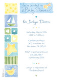Sailor Baby Shower 5x7 Flat Card