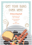 Buns Over Here 5x7 Flat Card