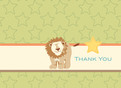 Lion Star 5.25x3.75 Folded Card