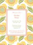 Spiral Orange Garden 5x7 Flat Card