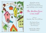 Birdhouse Moving 7x5 Flat Card