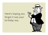 Here Is Hoping Birthday 7x5 Folded Card