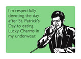 Lucky Charms St Patricks 7x5 Folded Card