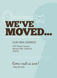 Blue Key Moving 5x7 Flat Card
