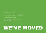 Green Grass Moving 7x5 Flat Card