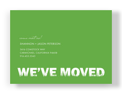 Green Grass Moving 7x5 Flat Card