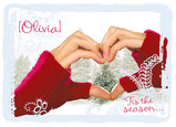 Tis the Season for Love 7x5 Folded Card