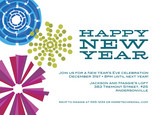 Red Green Blue Starburst 7x5 Flat Card