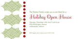 Fabric Holly Leaves 8x4 Flat Card