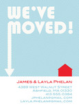 Red House Move 5x7 Flat Card