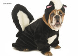Skunk Bulldog 7x5 Folded Card