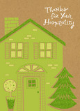 Thanks for Your Hospitality 5x7 Folded Card