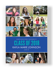 Photo Collage Graduate 5x7 Flat Card