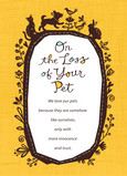 Pet Loss 5x7 Folded Card