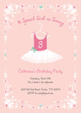 Ballerina Birthday 5x7 Flat Card