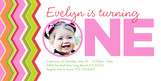 Turning One Zig Zag 8x4 Flat Card