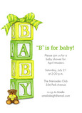 Baby Blocks 5x7 Flat Card