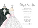 Bride and Groom Mannequin 7x5 Flat Card