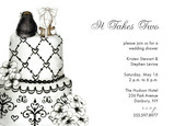 Formal Bridal Cake 7x5 Flat Card