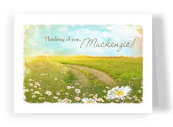 Country Road 7x5 Folded Card