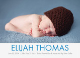 Blue Boy Border 7x5 Flat Card